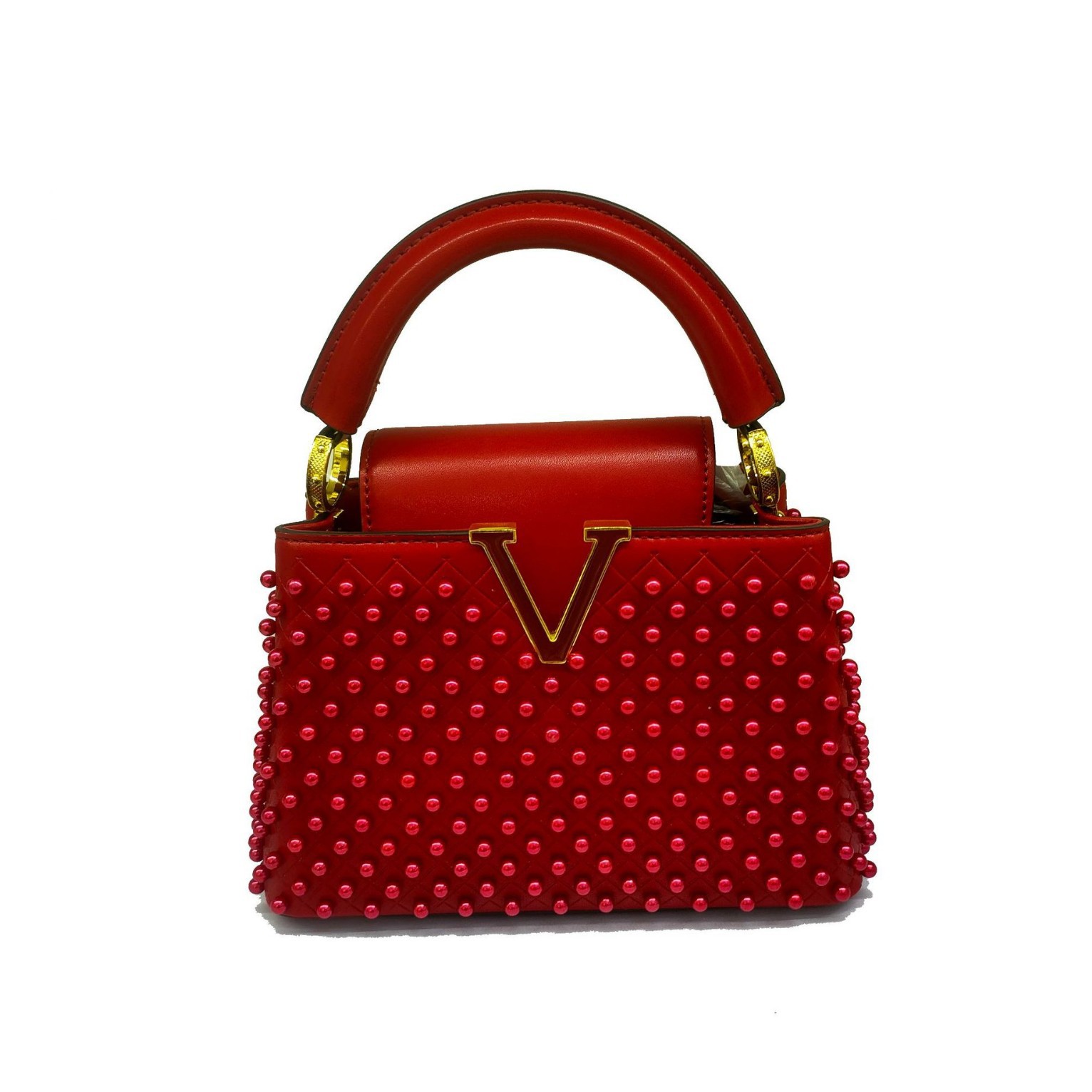 Designer bag new fashion 2025 flip pearl fashion women's bag portable shoulder bag messenger bag fast delivery