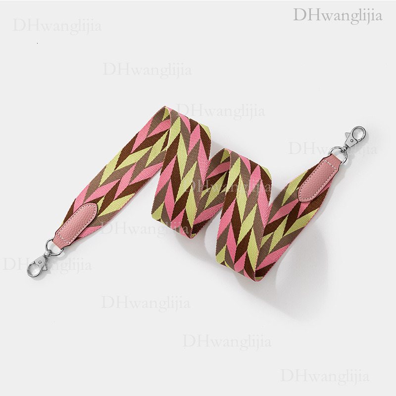 DH Luggage Accessories DH Luggage Accessories New Style Wide Shoulder Diamond Grid Woven Kelly Evelyn Replacement Modified Bag Strap Trendy