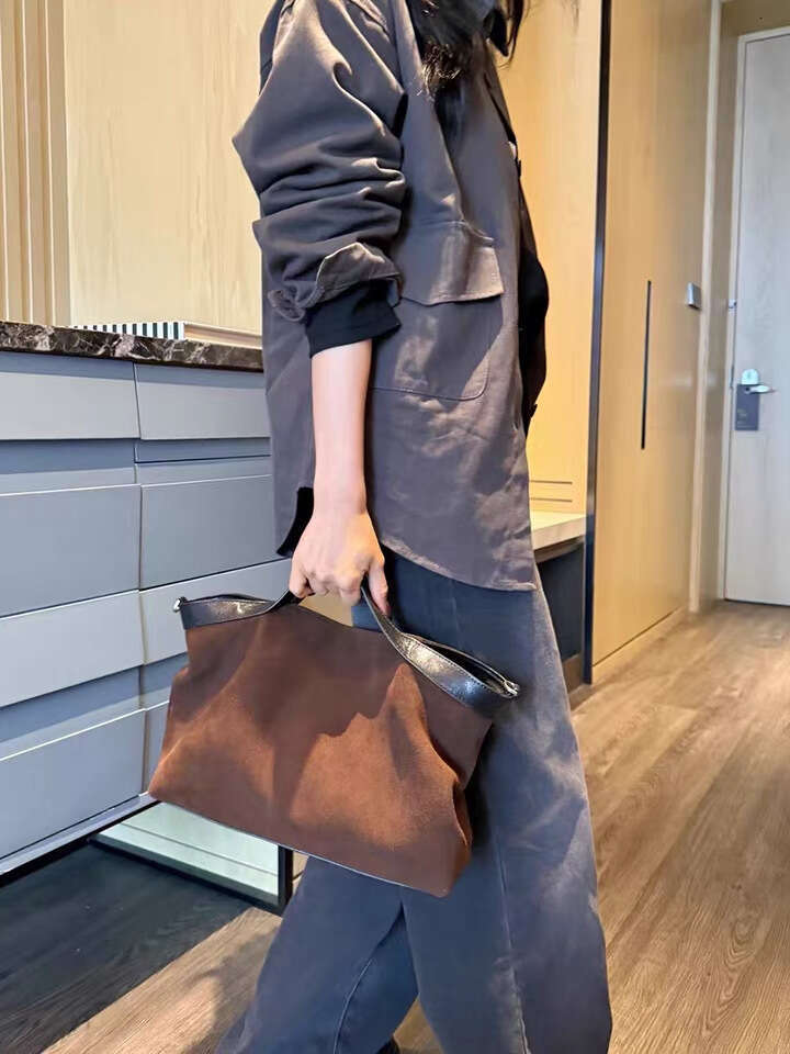 designer bag Luxury bag Genuine Leather Women's New Matte Cowhide Tote Simple Versatile Handbag Commuter Crossbody Large Bag