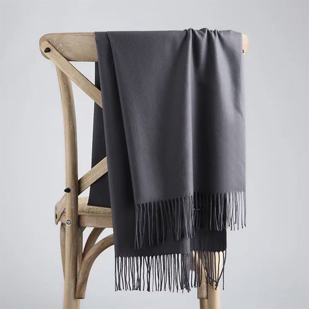 T1871 Winter Solid Color Cashmere Scarf/Wrap