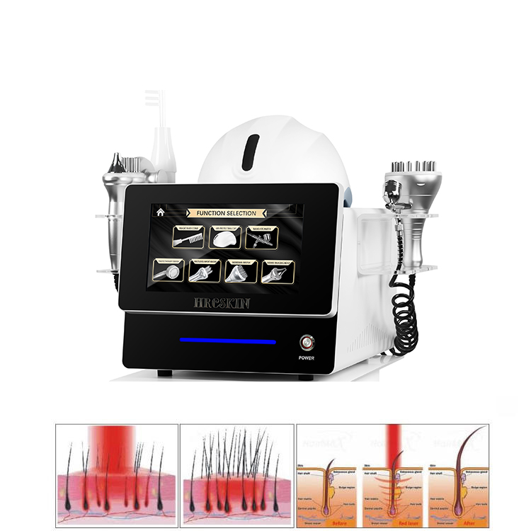 7 in 1 Oxygen Spray Hair Growth High Frequency Wand Bio Brush Scalp Massage Relaxation Energize Hair Follicles Increase Hair Growth Decrease Hair Loss