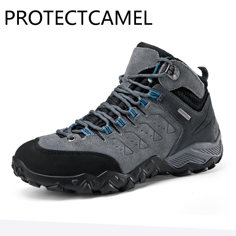 PROTECTECCAMEL New Designer Outdoor Sports Shoes Trendy Luxury Mountaineering Shoes With Thick Velvet And Anti Slip Thick Bottom Hiking Shoes Warm Cot