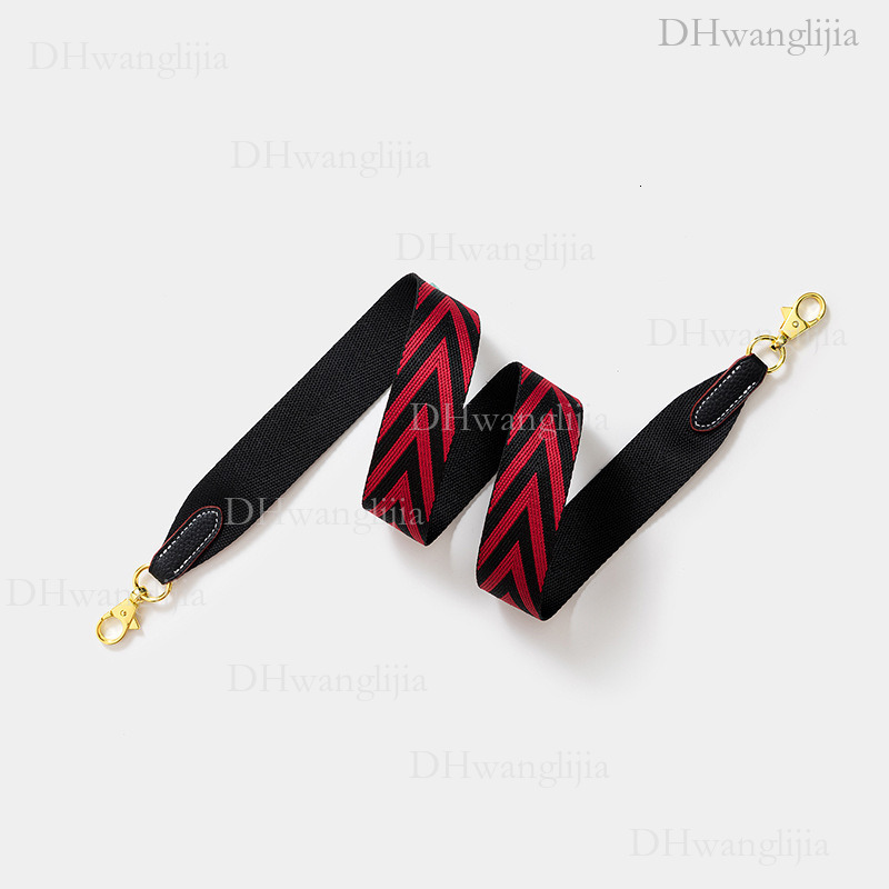 DH Luggage Accessories Wide V Pattern Woven Single Shoulder Crossbody Bag Strap