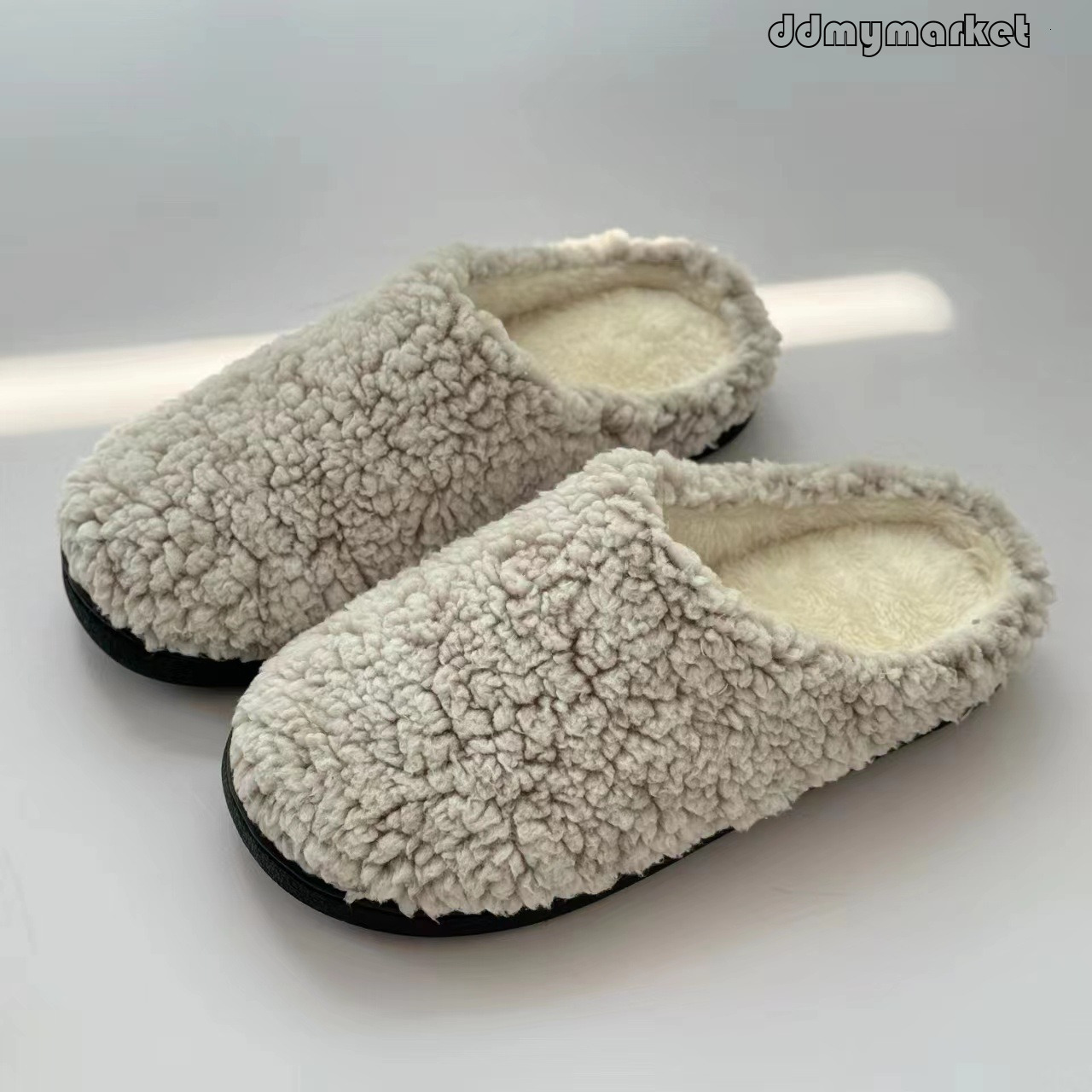 Non-Slip Autumn Winter New Cotton Velvet Home Slippers for Pregnant Women and Postpartum Care ddmymarket