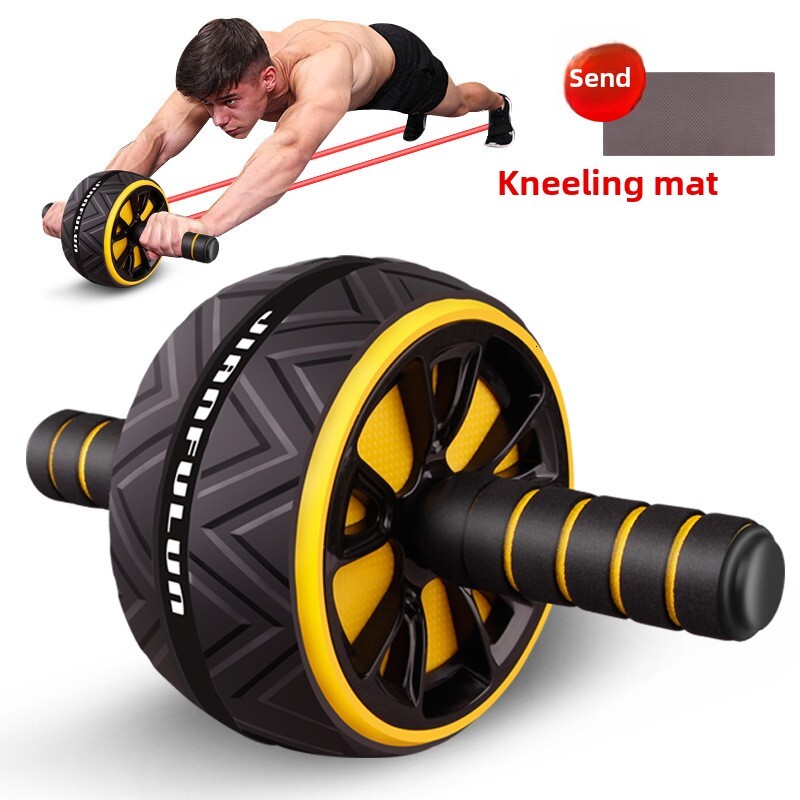 Muscle Giant Silent Abdominal Trainer Exercise Fiess Wheel for Men and Women