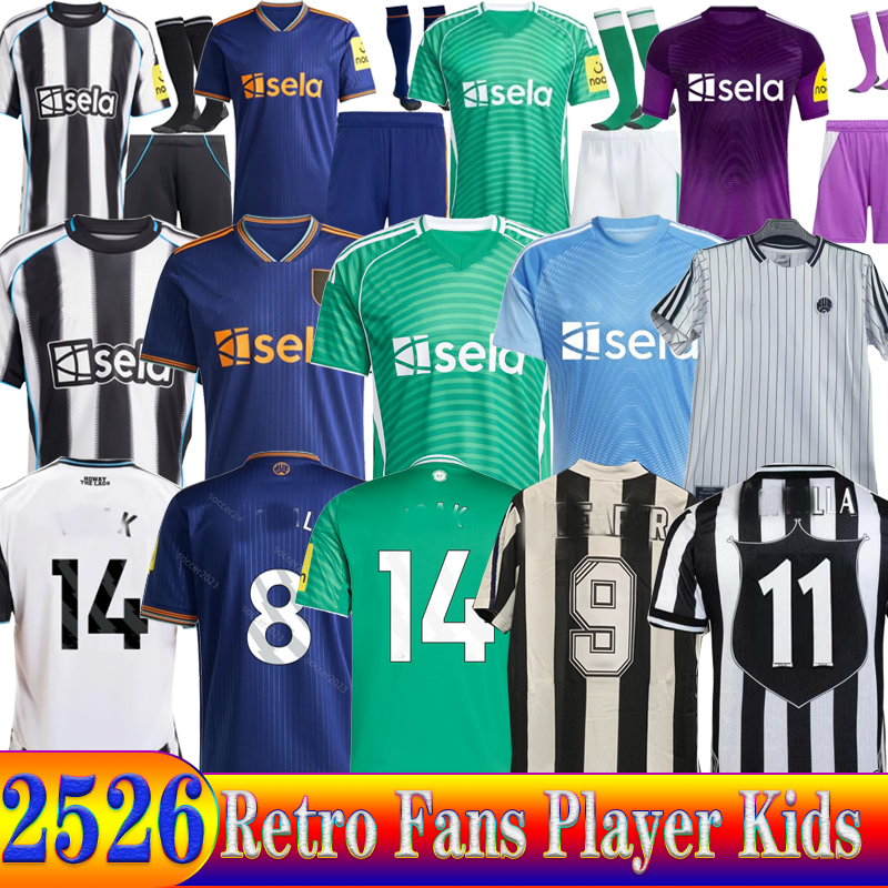 25 26 Woltemade WISSA newcastl e soccer jerseys Elanga CARABAO CUP FINAL burn 2025 2026 BARNES BRUNO G. Gordon MURPHY TONALI Football Shirt Home THIAW fans Player