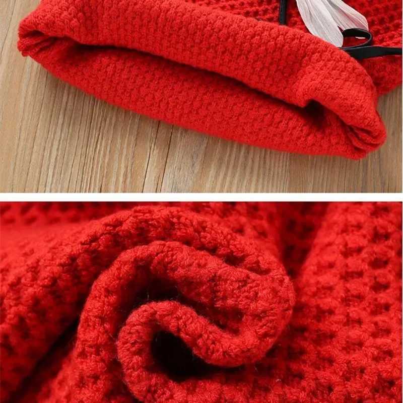 Autumn Winter Kids Clothing Baby Outfits Girls Dresses Clothes Sets Children Knitted Pullover Sweaters Tops Skirts 2 Pcs Suit L2509262G2P