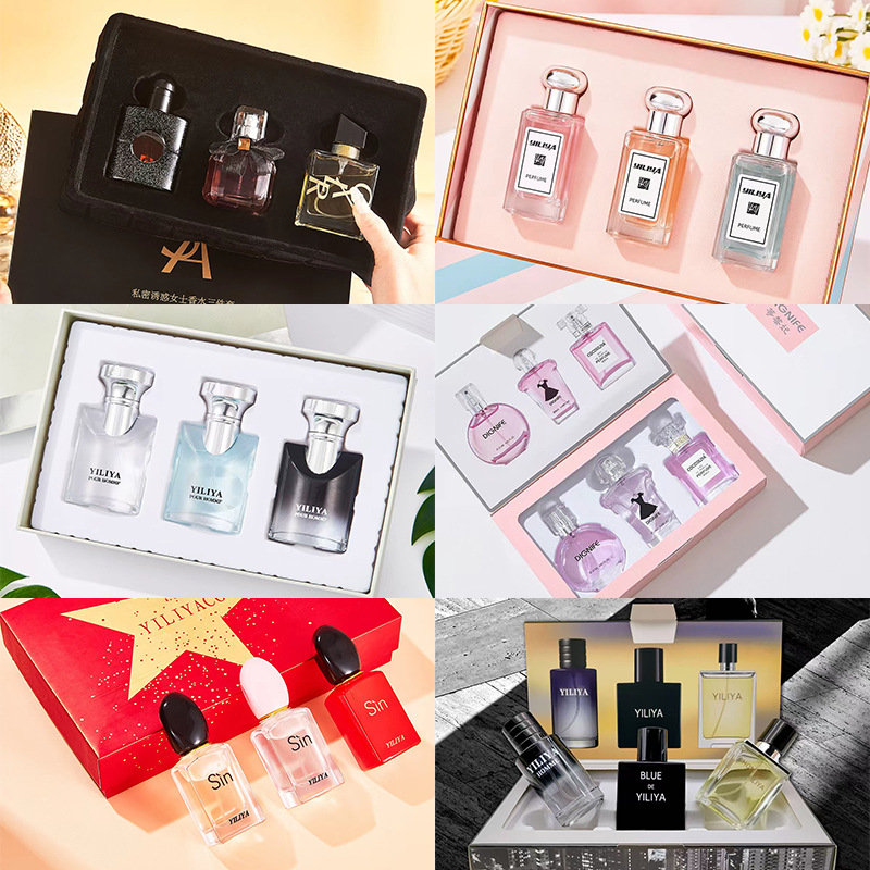 Designer Perfume Explosive Women's Perfume Set Lasting Light Fragrance Fresh Affordable Men's Cologne Perfume Gift Box Fast Shipping