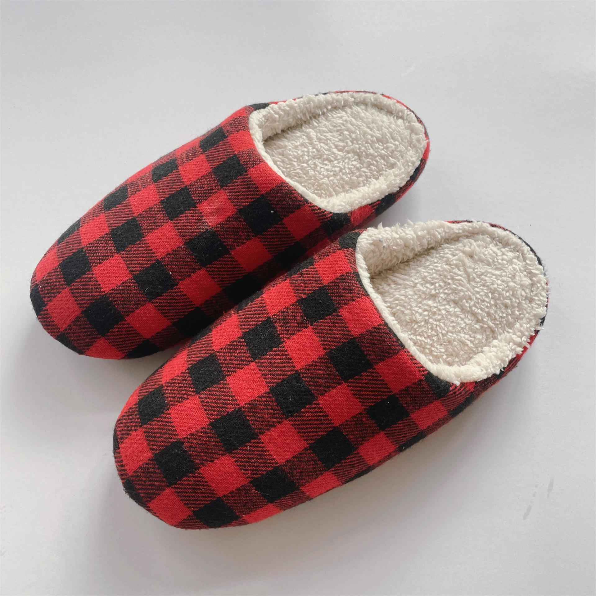 Japanese Style Warm Autumn Winter Silent Home Women Wooden Floor Soft Sole Indoor Non-Slip Quiet Cotton Slippers for Men Machine Washable ddmymarket