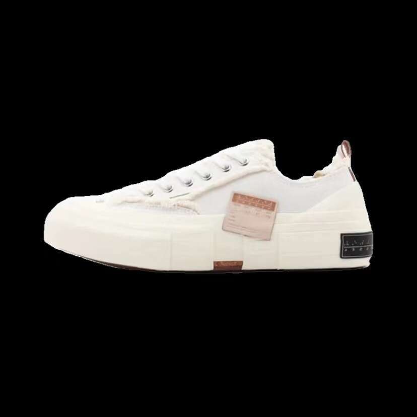 Wu Jianhao Style Beggar Canvas Half Men's Women's Shoes Frayed Edge Trendy Thick Sole Height Increasing Casual Sneakers d1