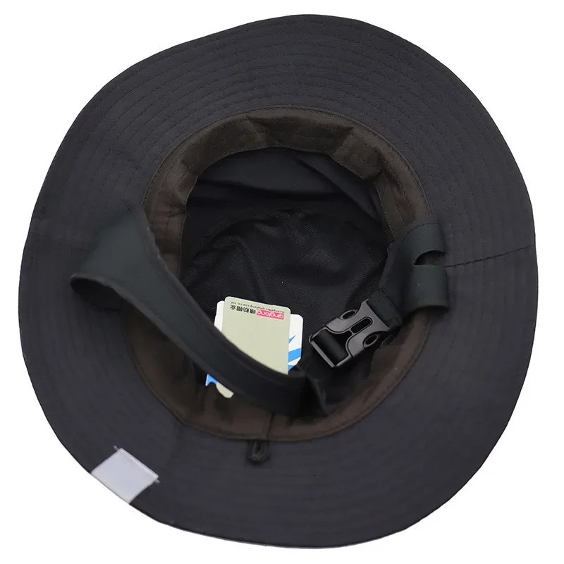 UPF50 Beach Surf Bucket Hat Mesh Breathable Sun Hat Men Women Outdoor Fishing Cap Chin Adjustable Cap Water Sport Cap Sombrero 250919