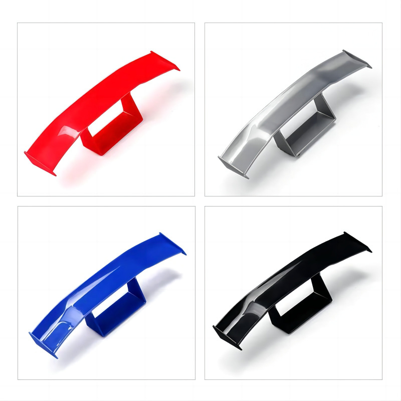 Universal Mini GT Spoiler for Car Exterior Rear Modification - No Drilling, Adhesive Mount, Stylish Decorative Rear Wing for Cars-NO14
