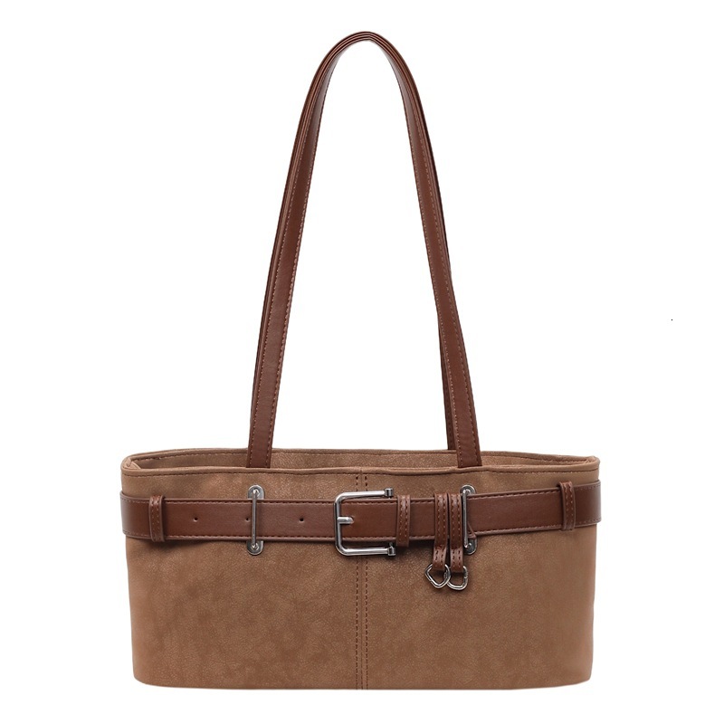 2025 new high-end retro women's armpit bag luxury bag autumn and winter texture shoulder bag commuting handbag designer bag