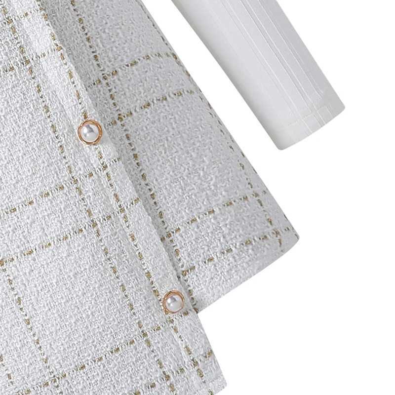 Citgeett Spring Kid Girl Skirt Outfit Long Sleeve Button Front Jacket ALine Skirt Ribbed Tops Clothes Set L250926NIMT