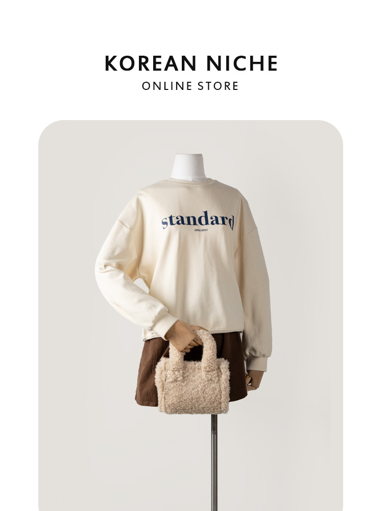 Women's Autumn Winter New Cute Plush Handbags With An Ambient Niche Lazy Style, Crossbody And Shoulder Bags