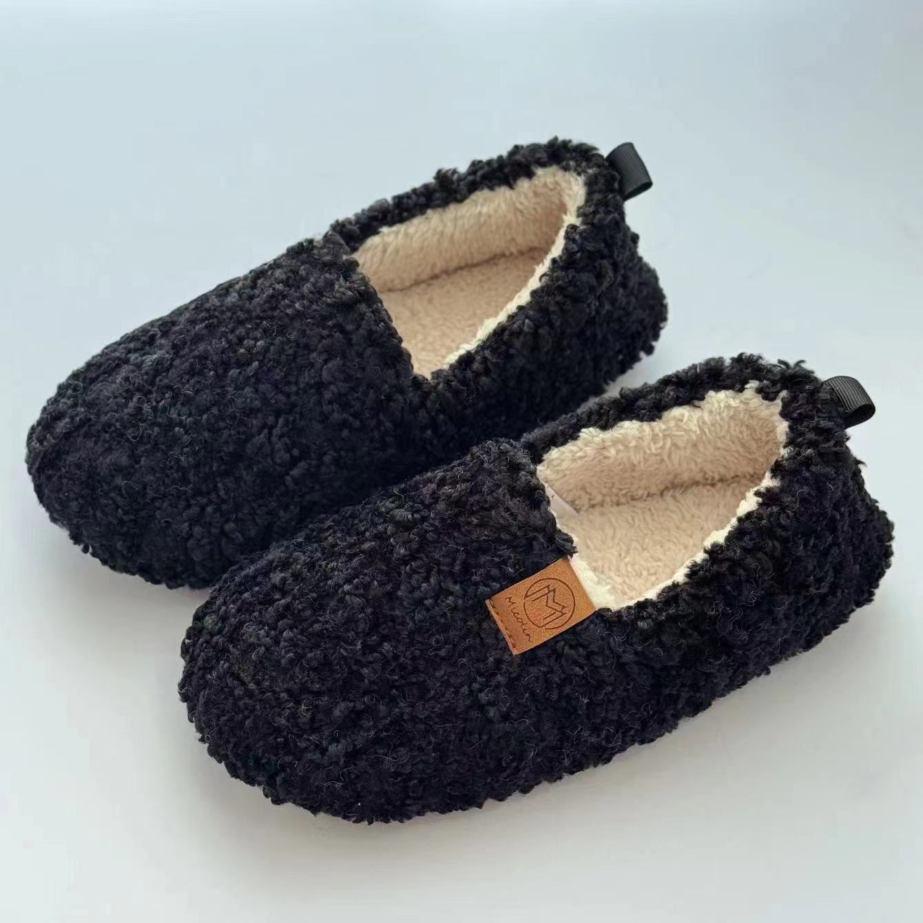 Memory Foam Warm Feet Thickened Fleece Adult Winter Cotton Slippers Maternity Shoes ddmymarket
