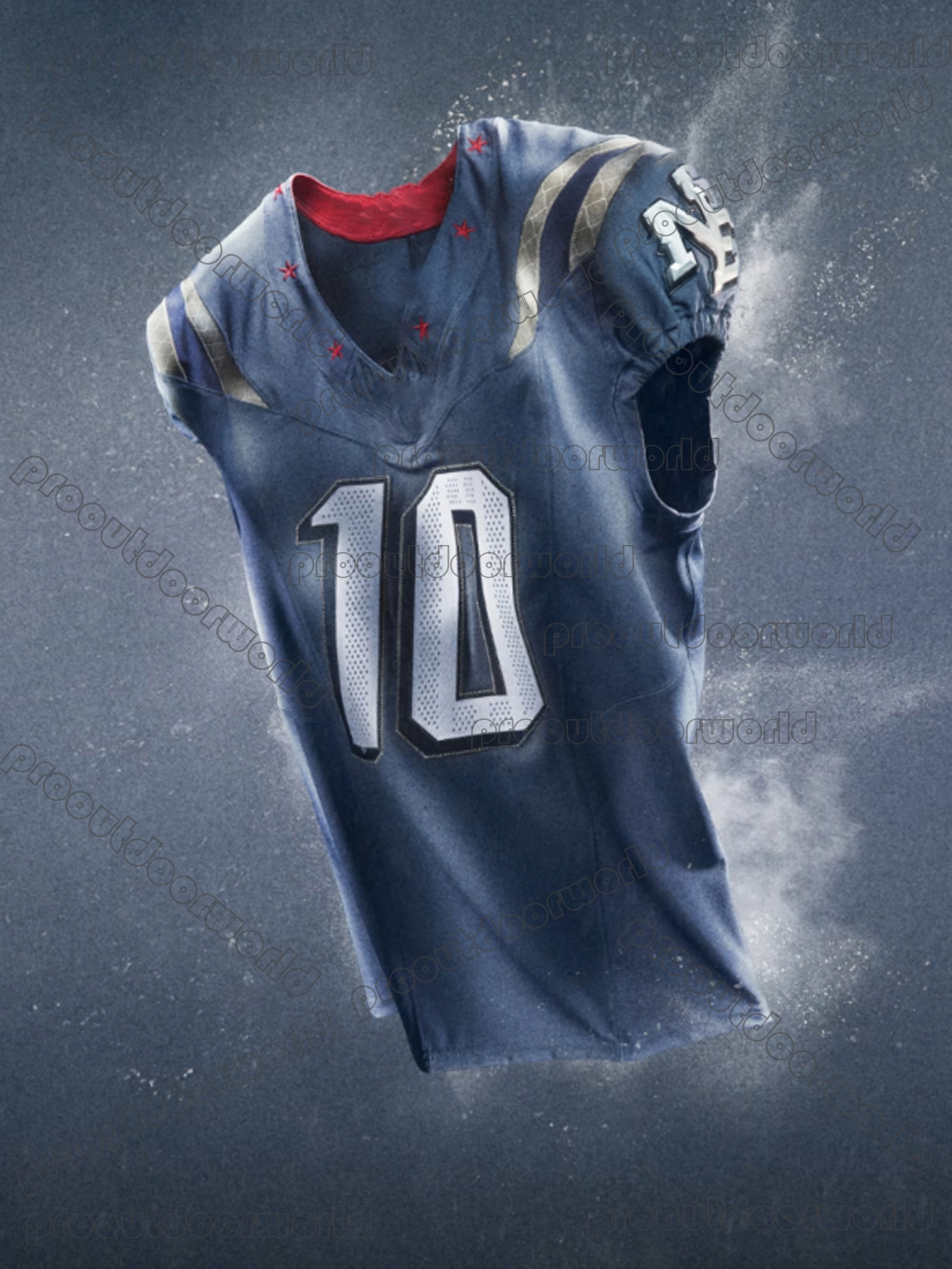 10 Drake Maye 2025 Custom Navy/White American Football Jeresy Gonzalez TreVeyon Henderson Rhamondre Stevenson Brady Stefon Diggs Campbell Vrabel Jones