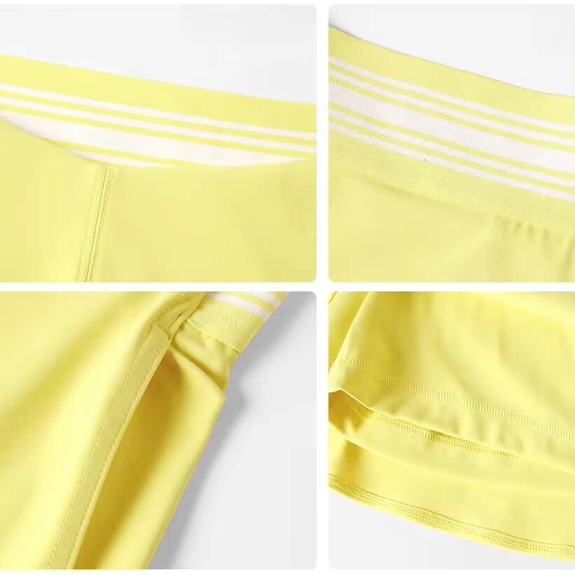 Wholesale Sports Top Tennis Skirts 2 Pieces Tennis Wear Sportswear Quick Drying Gym Fitness Golf V Waist Skirts Sets for Women