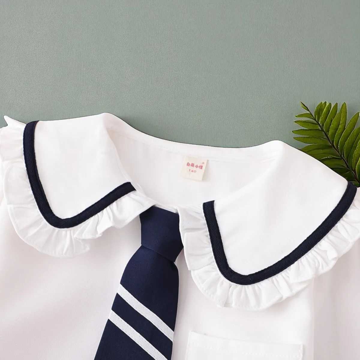 Baby Girls Clothing Set Outfits School Uniform Cardigan Shirt Skirt 3pcs Girls Tracksuit Teens Kids Suit Costumes 5 7 9 13 Y L250926L0XH