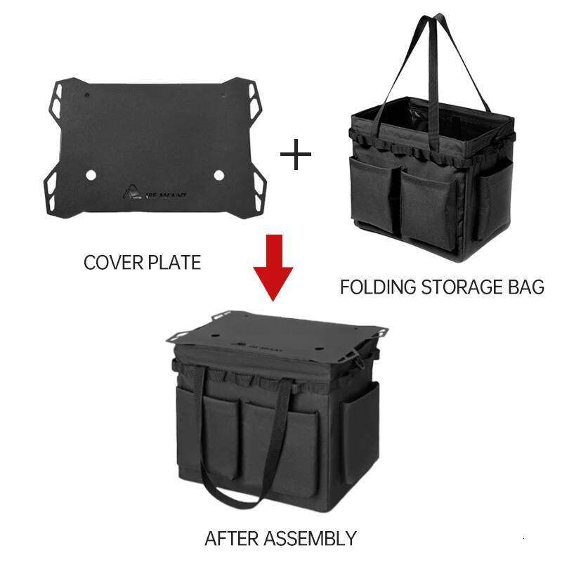 Outdoor Multi-Functional Portable Can Be Used As A Table Tool Storage Box, Camping Large Capacity Carrying Bag, Picnic Bag