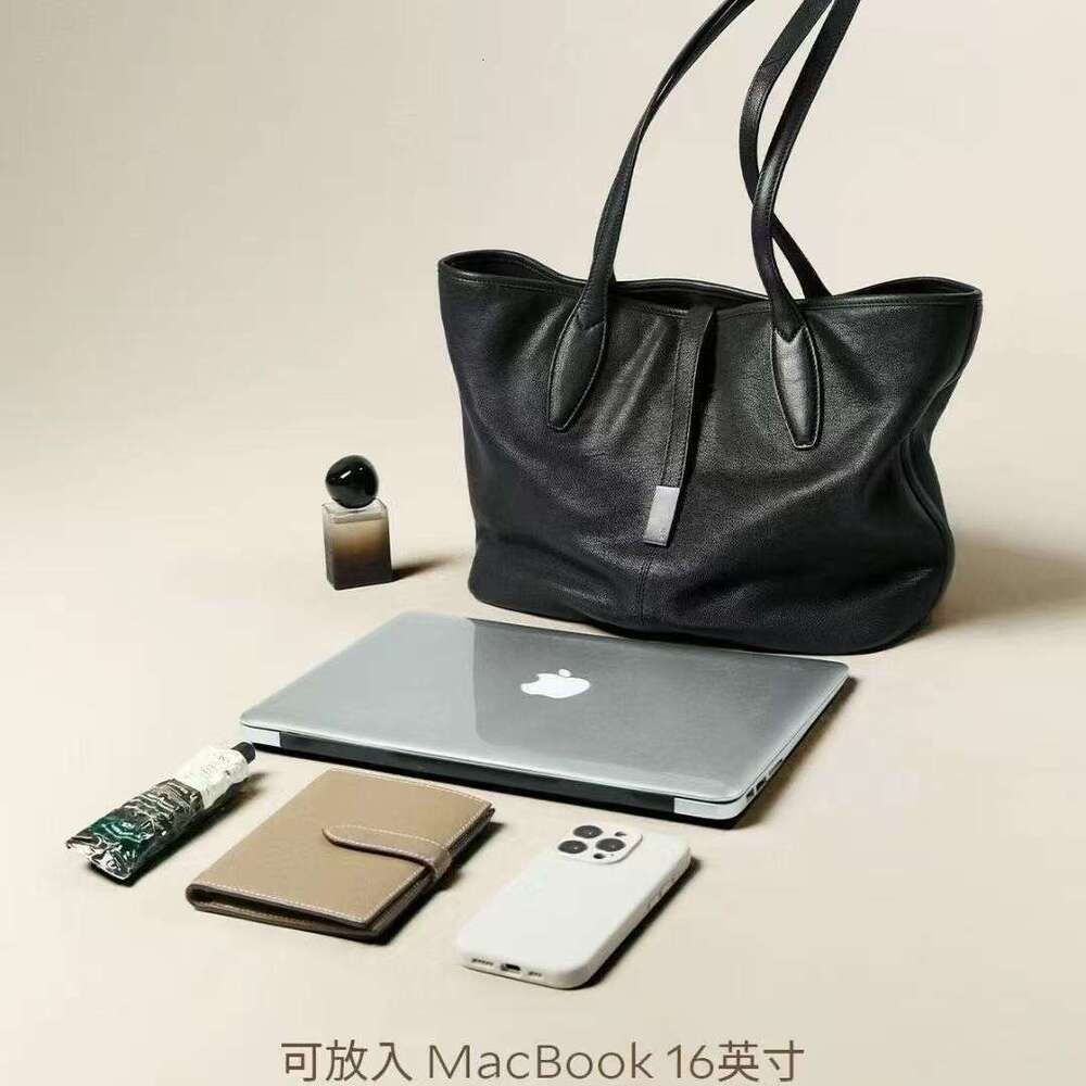 designer bag Luxury bag Vegetable-Tanned Sheepskin Tote Bag for Women, Large Capacity Commuter Genuine Leather Casual Shoulder Bag, New Model