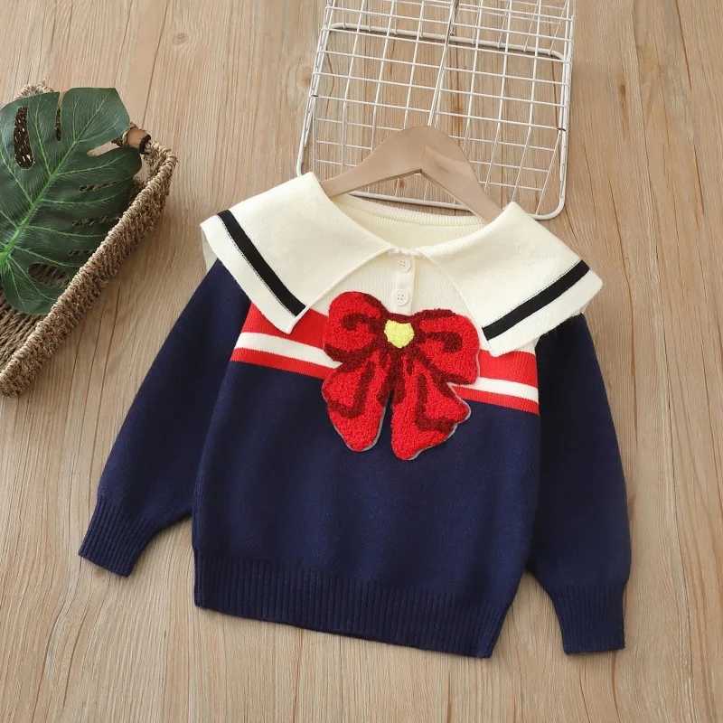 Girls Suit 2025 Autumn and Winter New Childrens Clothes Girls Baby Preppy Jumper Skirt Two Sets of Casual Simple Lovely L250926F100