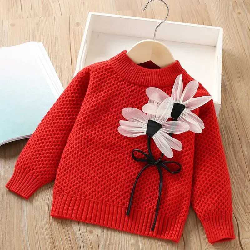 Autumn Winter Kids Clothing Baby Outfits Girls Dresses Clothes Sets Children Knitted Pullover Sweaters Tops Skirts 2 Pcs Suit L2509262G2P
