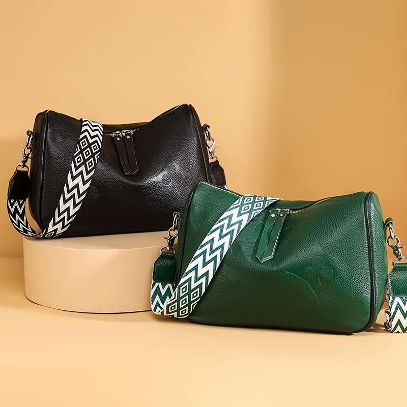 designer bag Luxury bag Genuine Leather High-End Feel Top Layer Cowhide Single Large Capacity Women's Versatile Bag Wide Shoulder Strap Crossbody