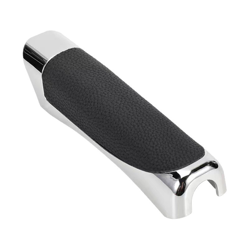 Car Handbrake Cover, Adhesive Handbrake Decorative & Protective Cap with Leather Texture - Stylish Auto Interior Decoration Accessory-NO23