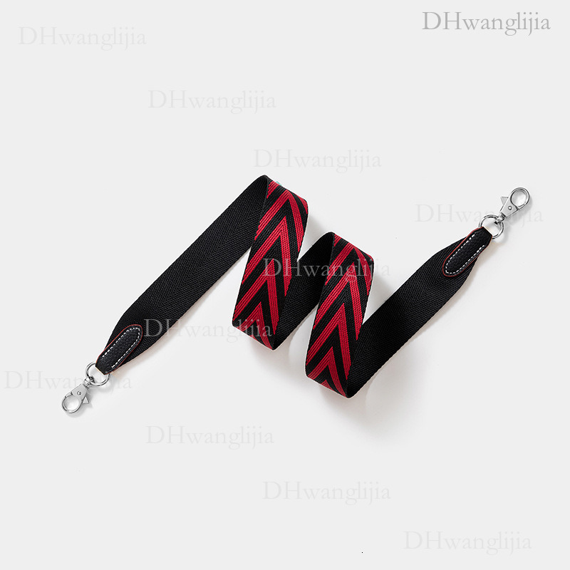DH Luggage Accessories Wide V Pattern Woven Single Shoulder Crossbody Bag Strap