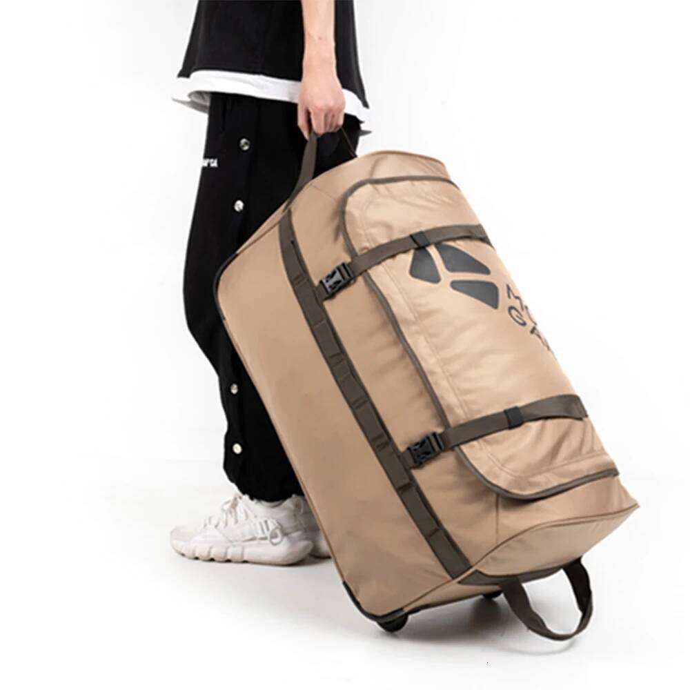 Camping Trolley Equipment Tent Storage Bag Travel Lage Portable Folding Large Capacity 80L 110L