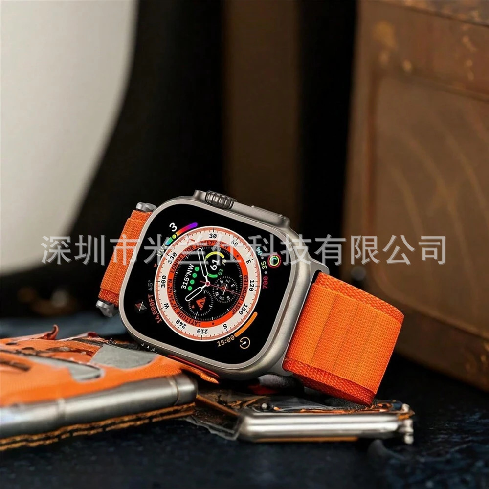 Alpine Loop Strap For Apple Watch Band 49mm 44mm 45 40 41 42 46 38 mm Bracelet Correa IWatch Ultra Series 10 9 8 7 SE 6 5 4 3 2