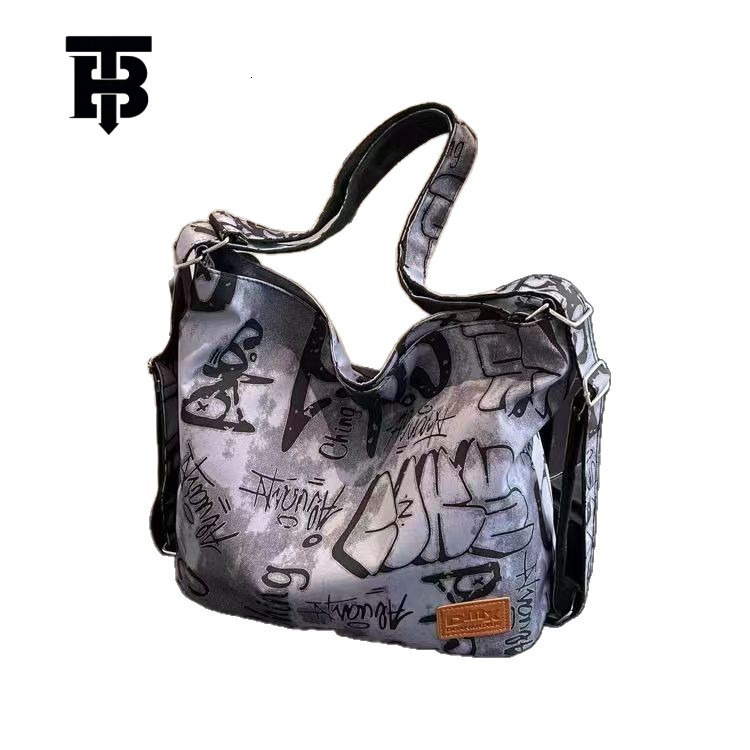 TB BHULAMTE Designer Bag Personalized Graffiti New Multi Functional Backpack Outdoor Crossbody Bag Large Capacity Handheld Luxury Bag Women's Sho