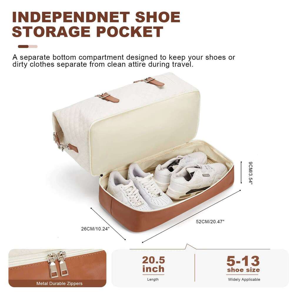 Weekender Bags Women, Large Overnight Weekend Duffel Bag, Waterproof Carry on Lage Bag for Travel Business Gym