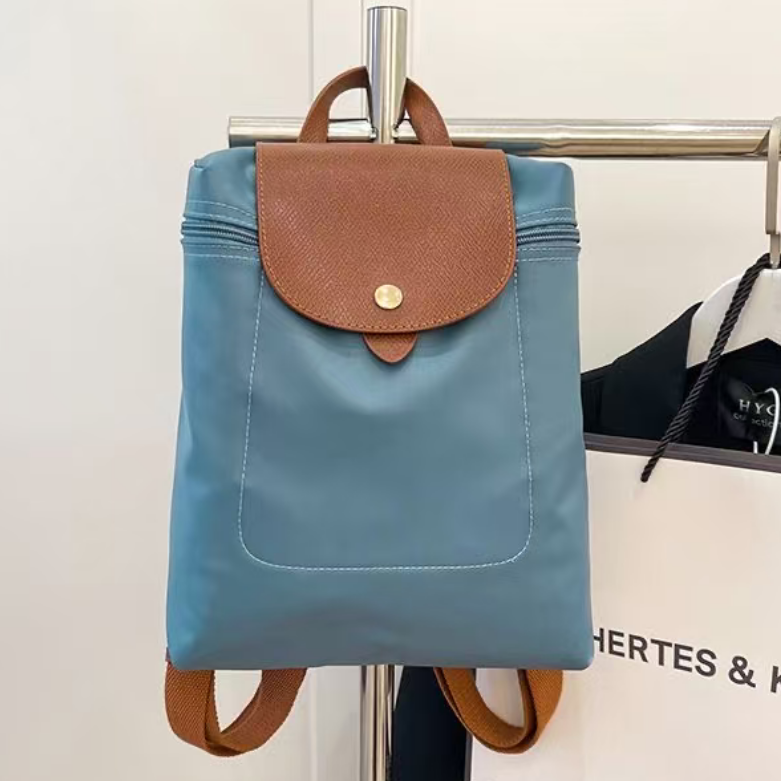 Bag Longly Nylon Folding Waterproof Backpack Large Capacity Dumpling Mens And Womens Commuting Book Bag Tren Champes 10a