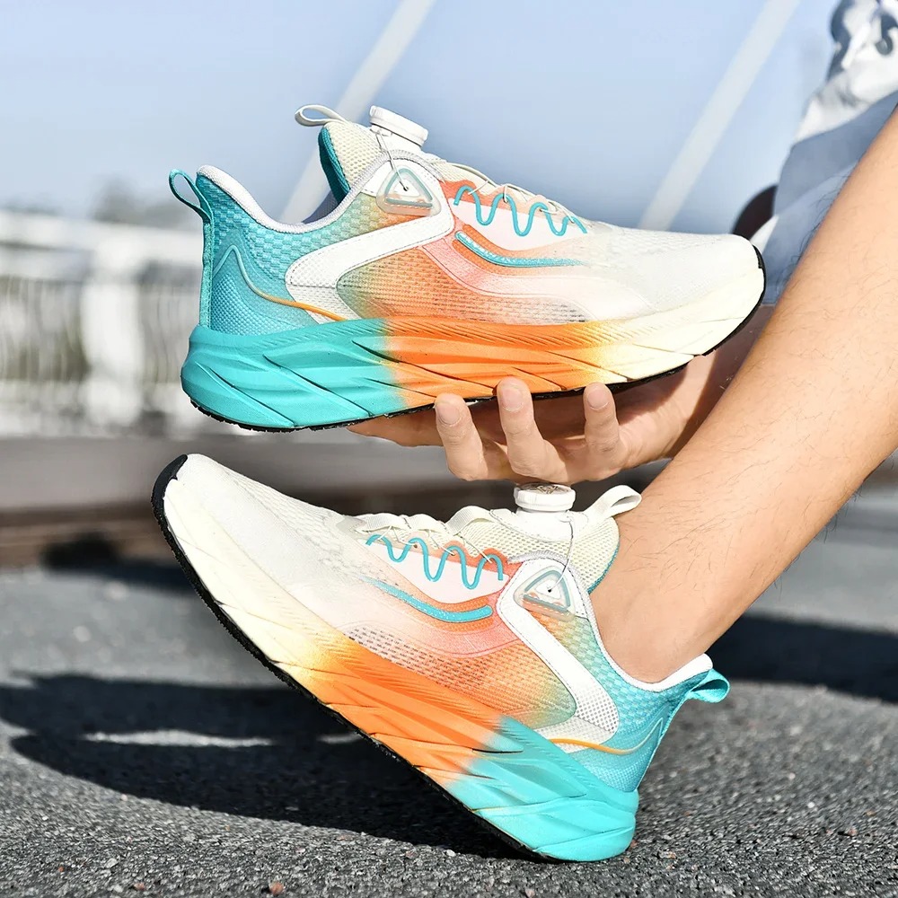 New Men's Running Shoes Sneakers Stable Support Damping Fresh Four Seasons Outdoors Sport Shoes Contemporary Comfort Unisex Jogging Spikes Featur