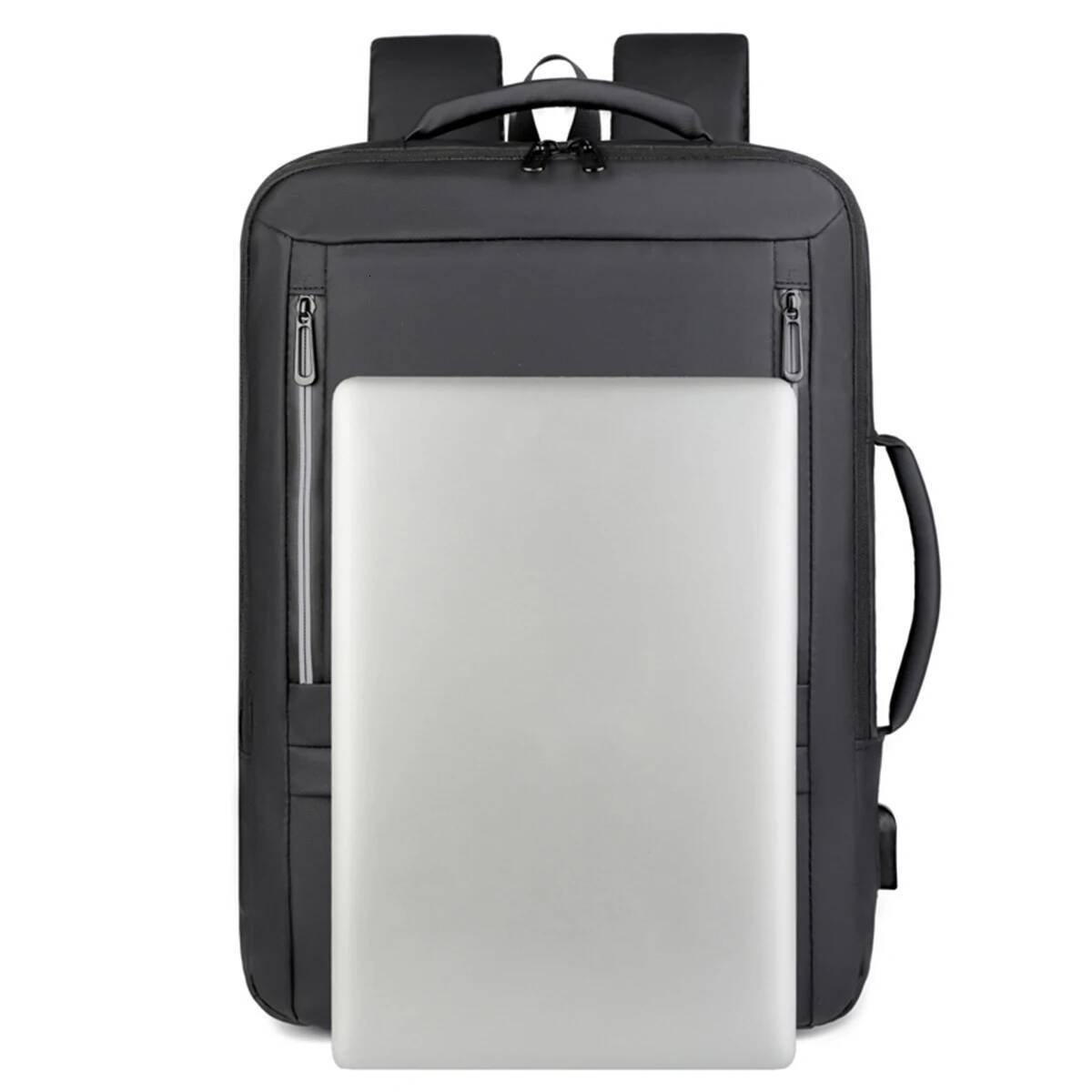 Scalable Professional Backpack System - External USB Access Multi-Compartment Oxford Design Ventilated Back Panel Travel Office high-quality