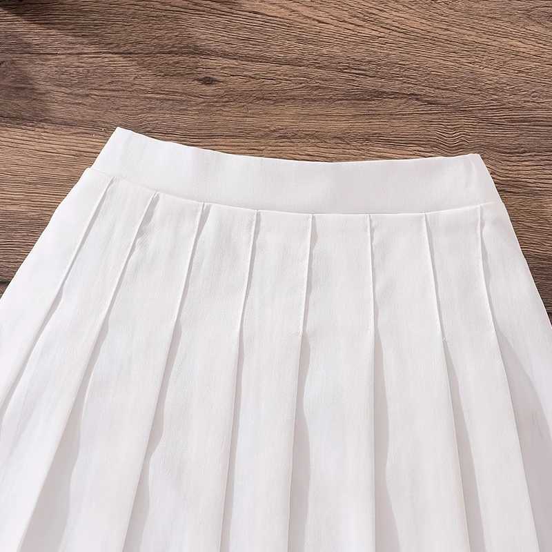 Girls Spring Autumn Fashion Letter Print Diagonal Shoulder Long Sleeve Suit with Pleated Overskirt for Ages 812 L250926U4A8