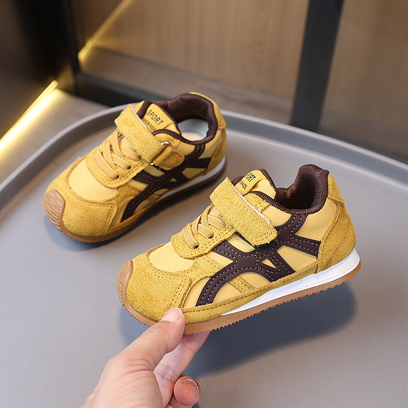 Autumn New Children's Sports Boys' Forrest Gump Shoes Girls' Training Shoes Soft Bottom Velcro Baby Shoes Fashion Trend Shoes