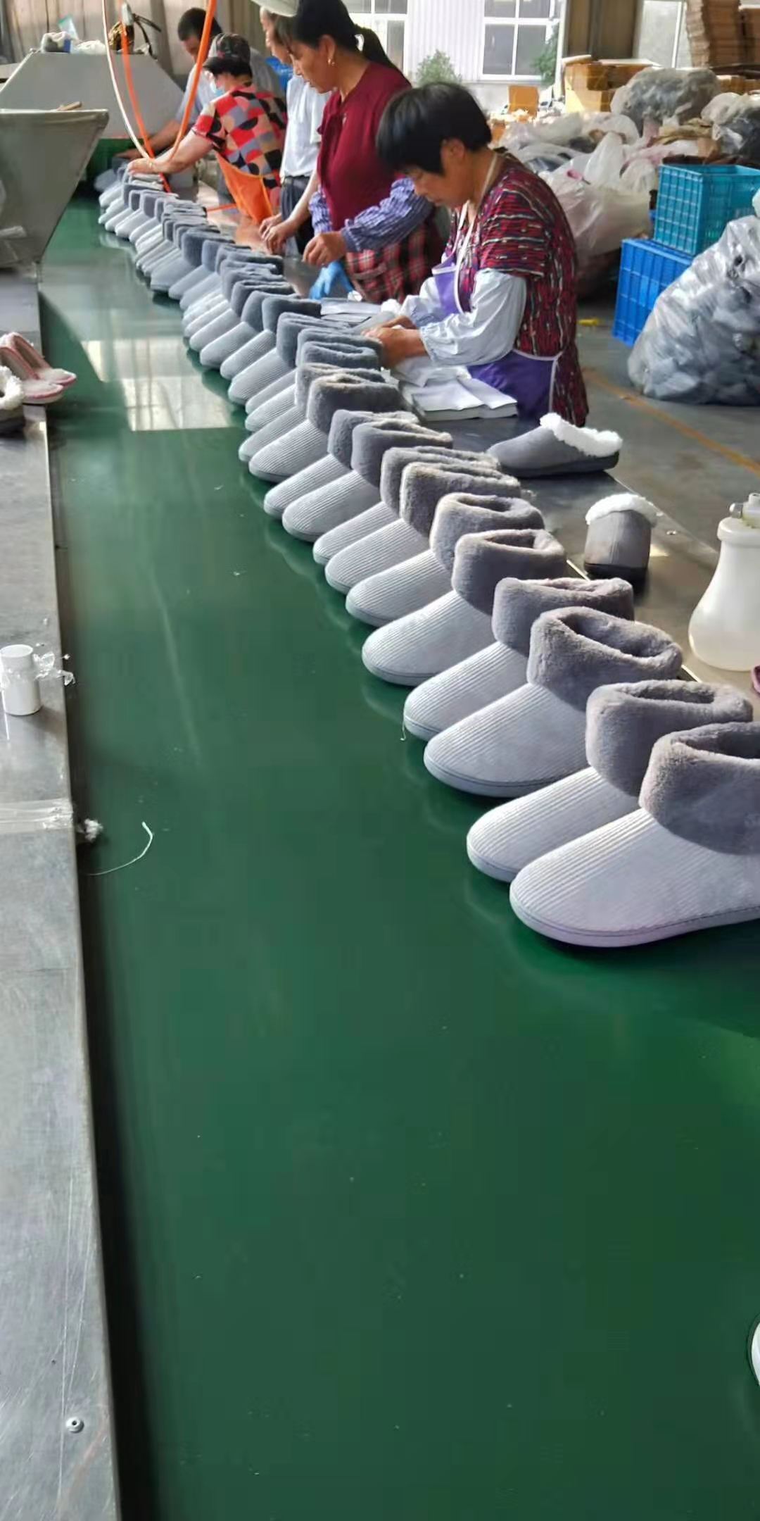 Home High-Top Fleece-Lined Thick-Soled Couple's Knitted Winter Indoor Cotton Slippers Snow Boots ddmymarket