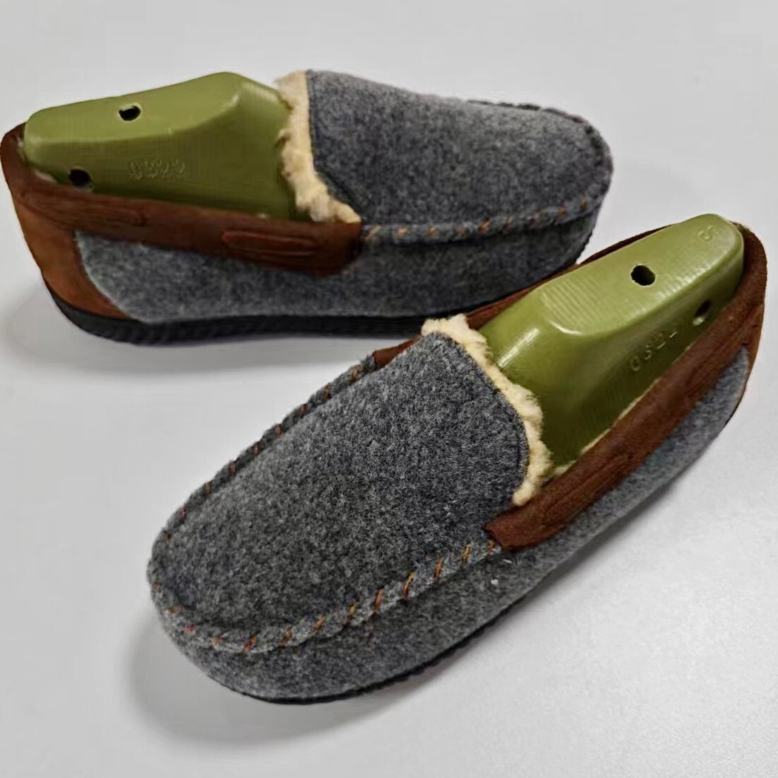 Men's Thickened Warm Plush Home Shoes Winter Non-Slip Indoor Cotton Slippers ddmymarket