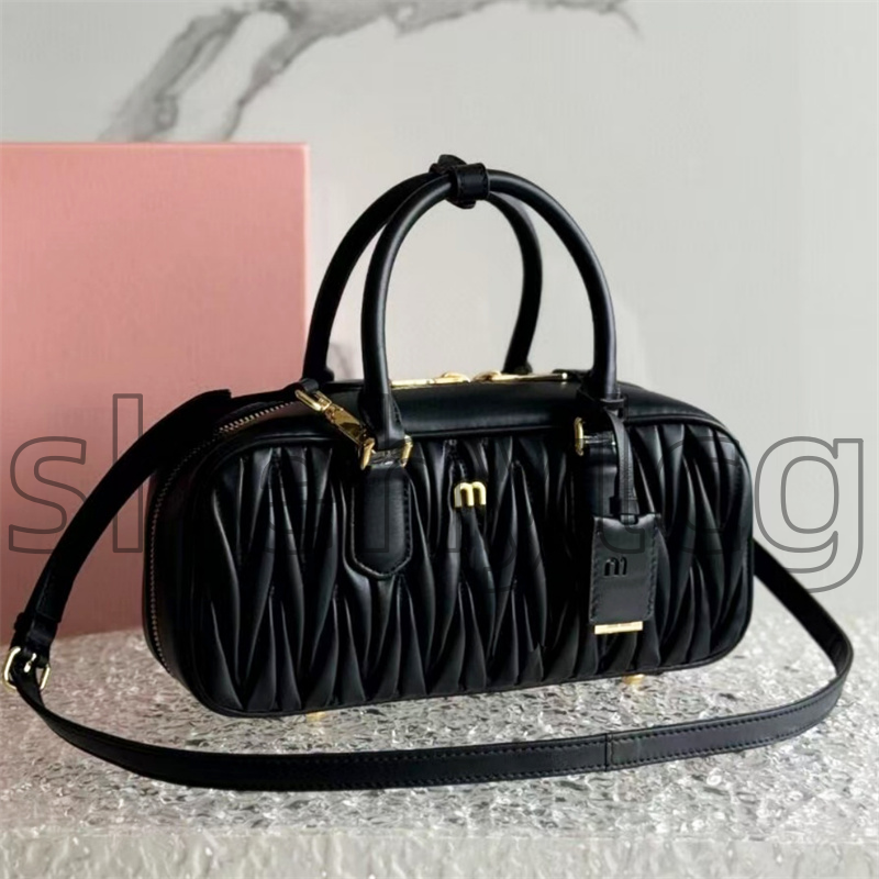 Soft Sheepskin Handbag Designer bags tote Luxury bag Womens mens Arcadie matelasse bowling bag leather crossbody Shoulder Bag Clutch Top quality Evening Bags