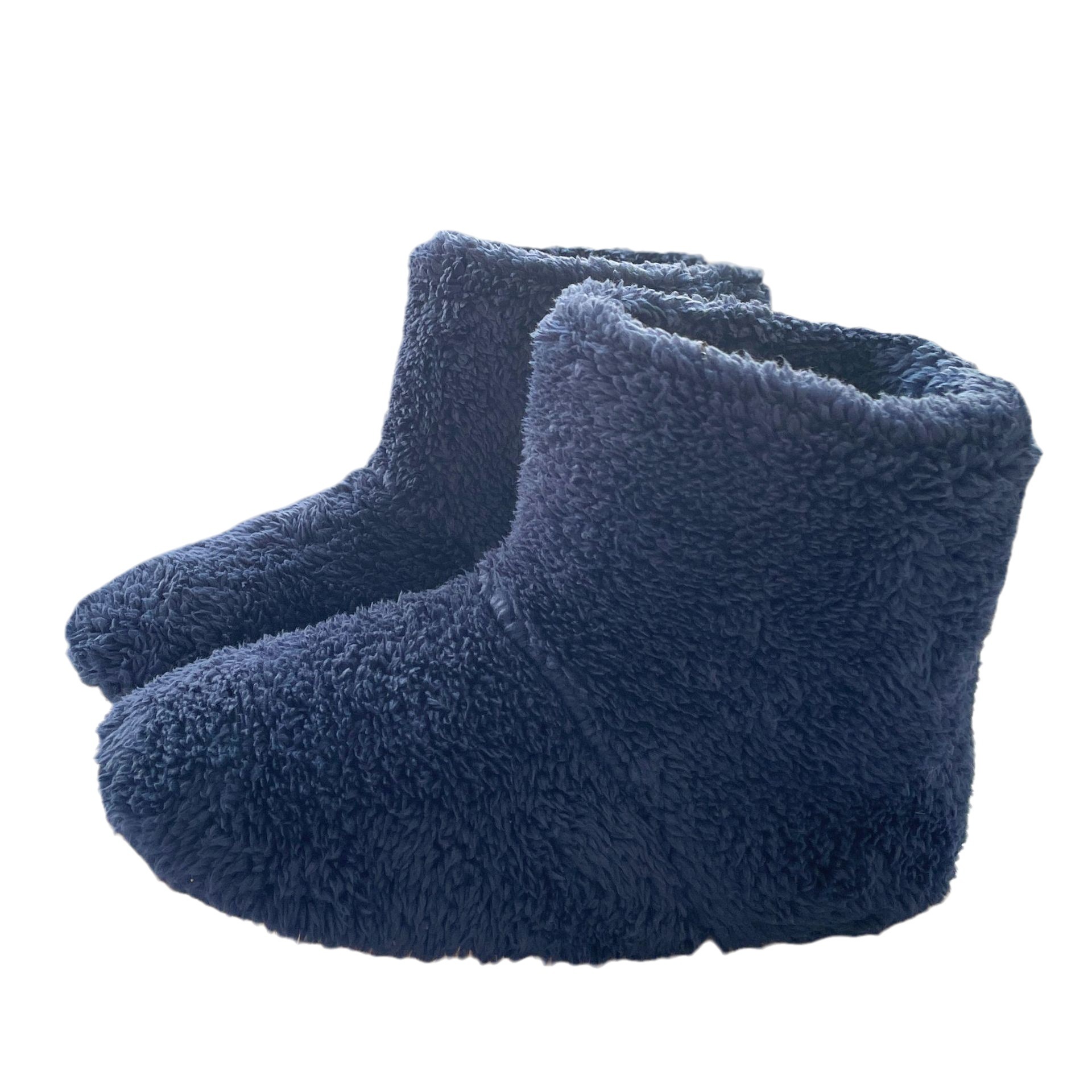 Winter Japanese Style High Tube Boots with Heel, Postpartum Silent Plush Indoor Home Cotton Shoes, Warm Furry Slippers for Women ddmymarket