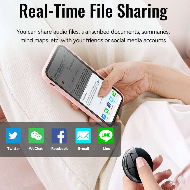 M29A AI Voice ChatGPT Intelligent Transcription Translation Recording Pen APP Control Recorder 128GB