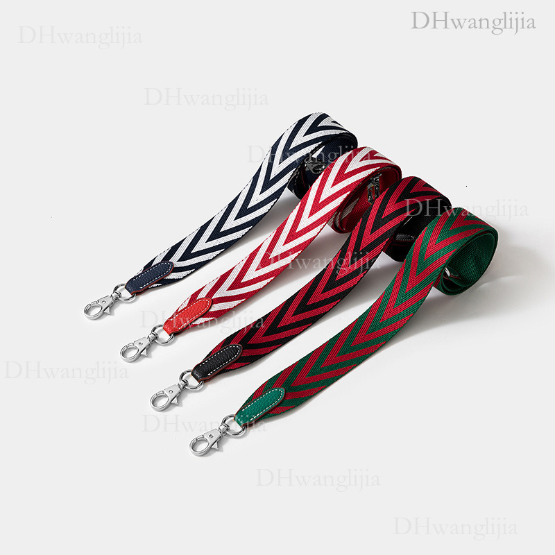 DH Luggage Accessories Wide V Pattern Woven Single Shoulder Crossbody Bag Strap