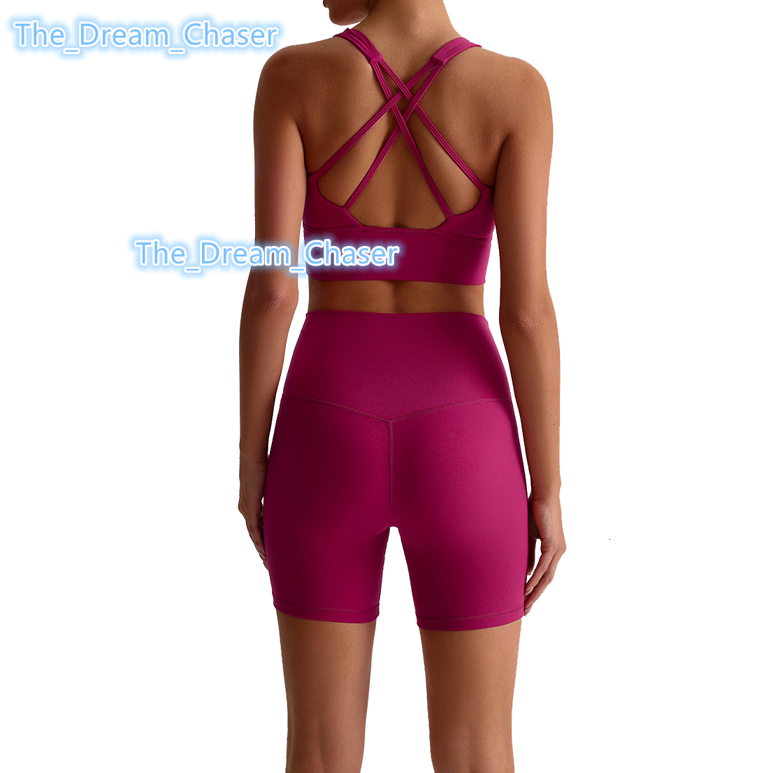 Womens Soft Compression Quick Dry Lightweight Yoga Shorts Bra Set XS Quick Dry Breathable Seamless Print Spandex Active Fitness