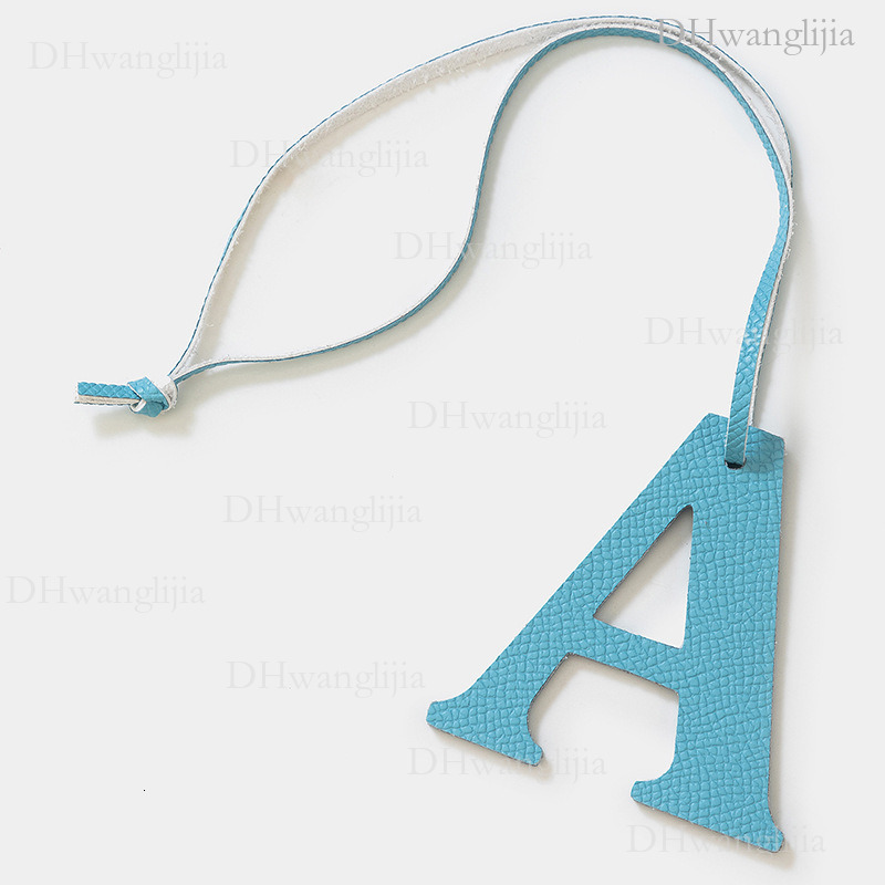 DH Luggage Accessories Live Broadcast Special English Uppercase Letter A Leather Accessories Windbox Bag Key Car Pendant