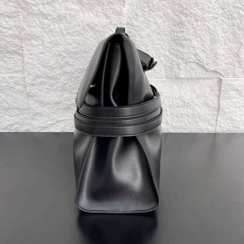 2025 Brand Design Shoulder Women Genuine Leather Strap Belt Buckle Tote Bags Tieme Large Capacity Elegant Handbags