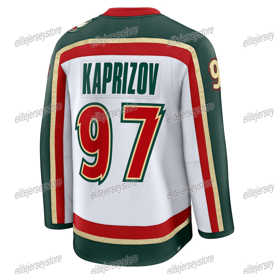 Personalized Custom 2025-26 25th Anniversary Jersey Kirill Kaprizov Brock Faber Joel Eriksson Ek Matt Boldy Marcus Foligno Spurgeon Marc-Andre Fleury 