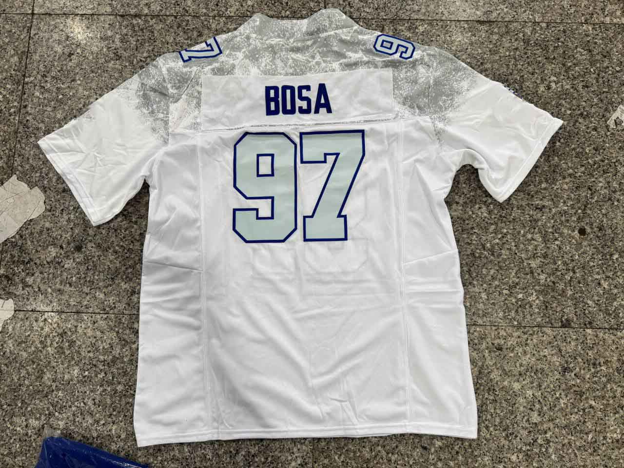 Custom Football Jersey Josh 17 Allen 2025 Rivalries Joey Bosa Gabriel Davis Miller James Cook Terrel Bernard Rasul Douglas Dawson Knox Beasley Milano 